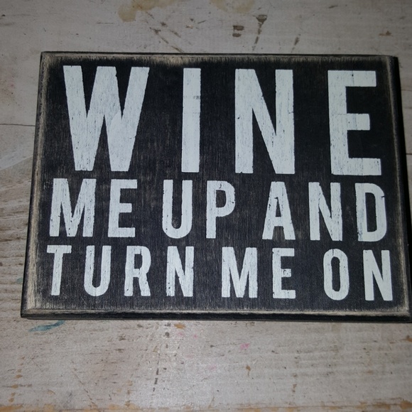 primitives by Kathy Other - NWOT Wine Sign